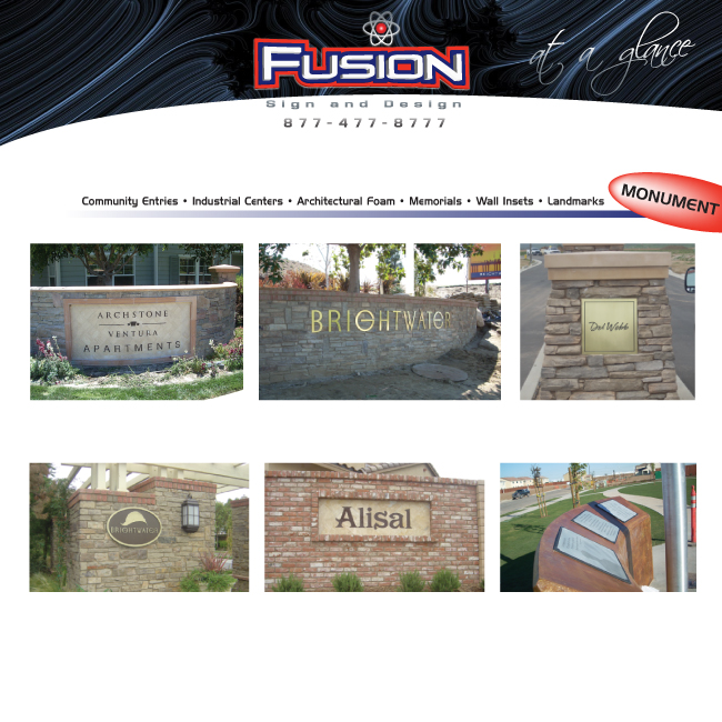 Fusion Sign Monument Signs